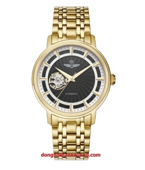 ĐỒNG HỒ SUNRISE SG8873.1401 VANG ĐEN NAM