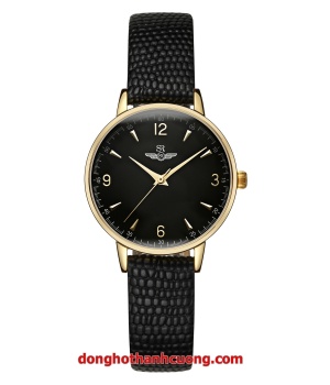 ĐỒNG HỒ SUNRISE SL2086.4601 DA VANG DEN NU