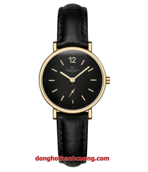 ĐỒNG HỒ SUNRISE SL2087.4601 DA VANG DEN NU