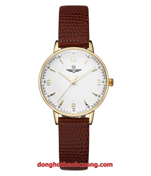 ĐỒNG HỒ SUNRISE SL2086.4602 DA VANG TRANG NU